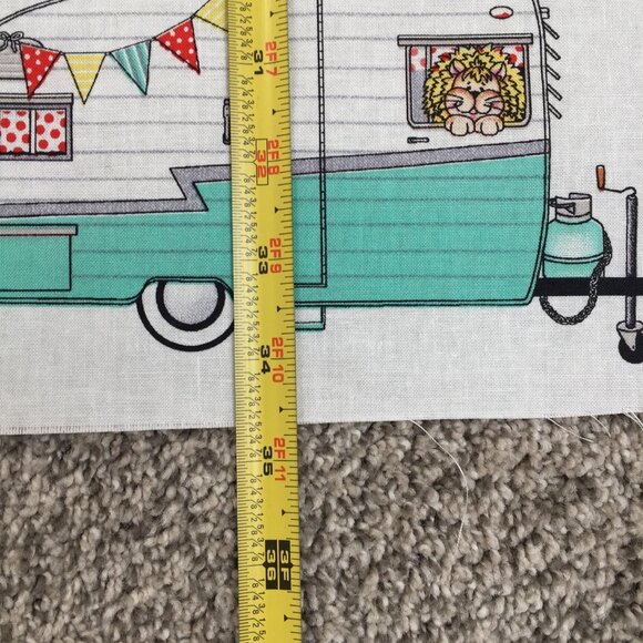 Bambooples Campout Soft Book Fabric Panel Vicki Schreiner 44x34" - Picture 10 of 11